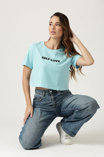 Self Love Crop Tee