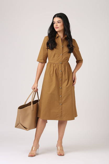 Midi Shirt Dress