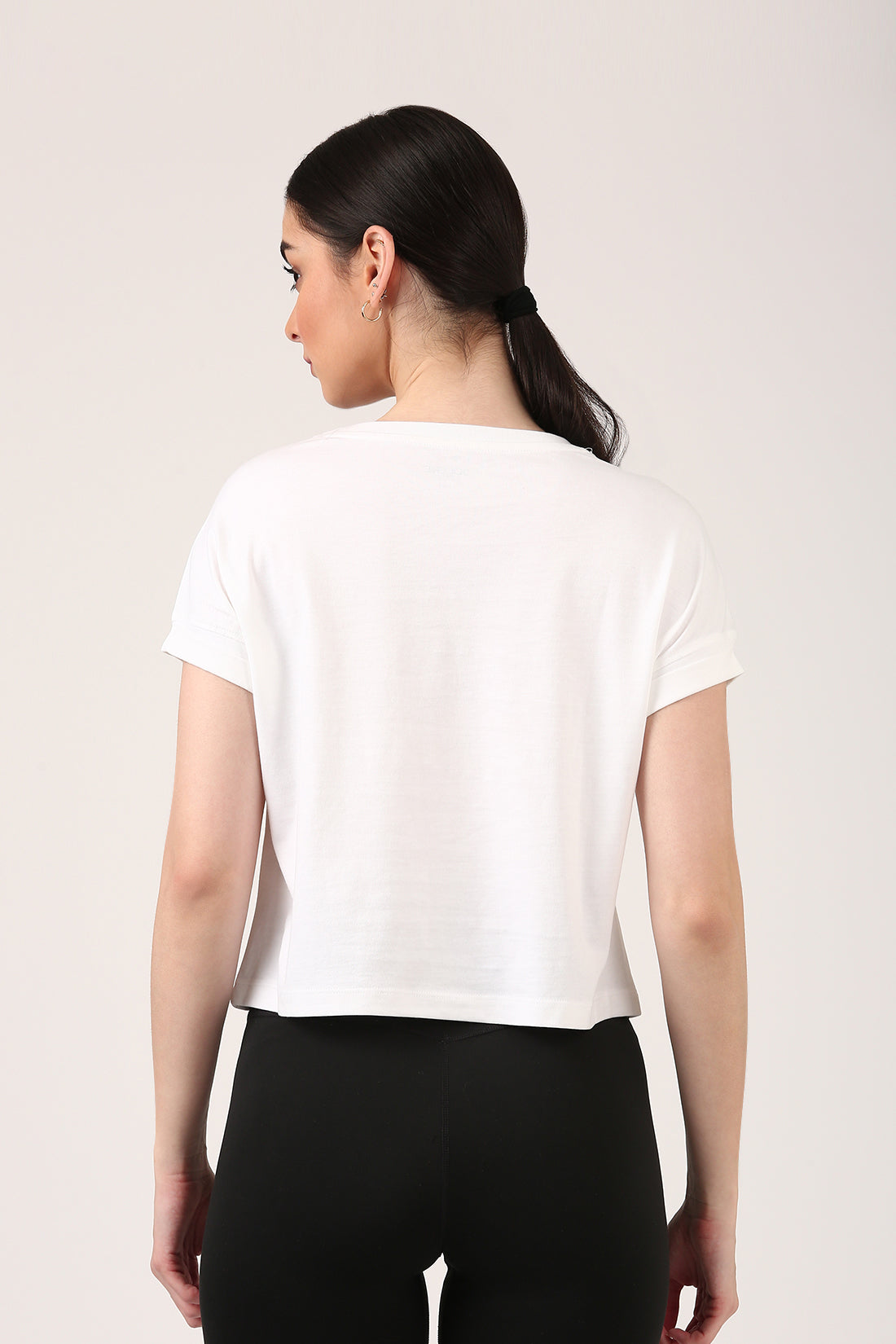 Boxy White Printed T-Shirt