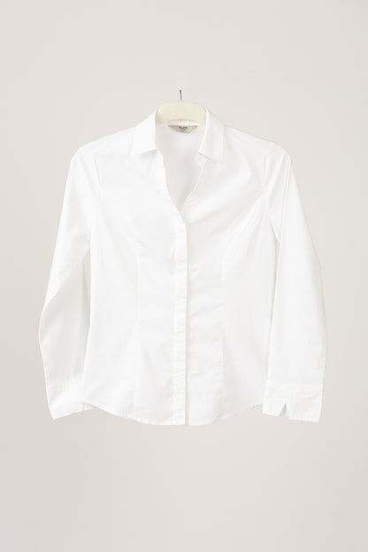 Sleek White Shirt