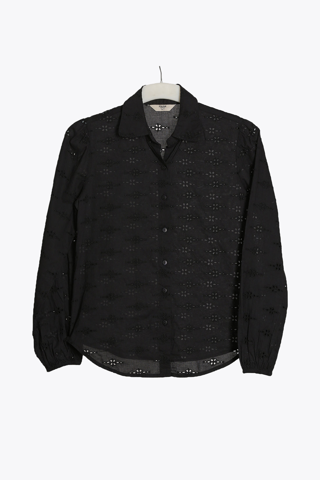 Black Embroidered Shirt