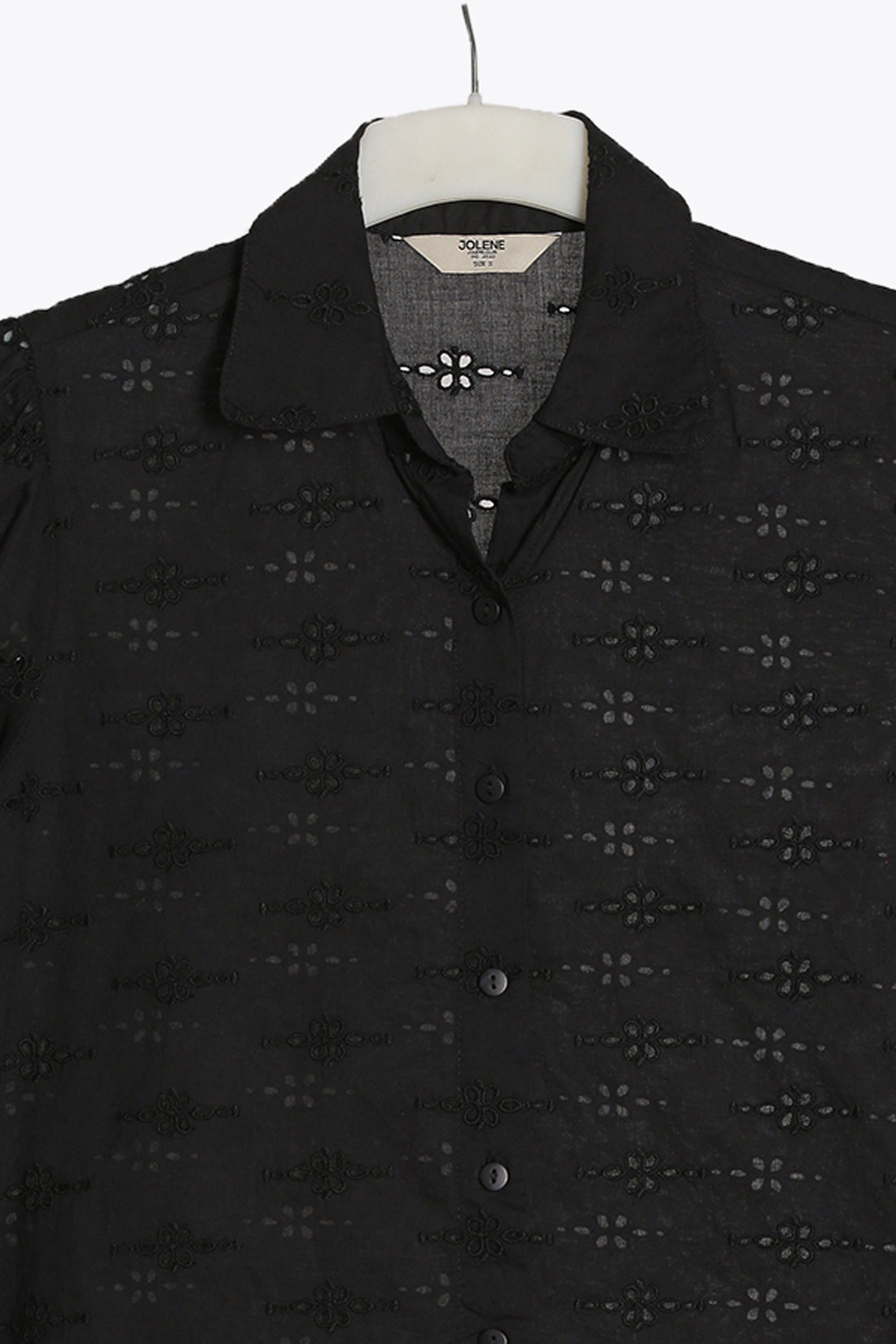 Black Embroidered Shirt