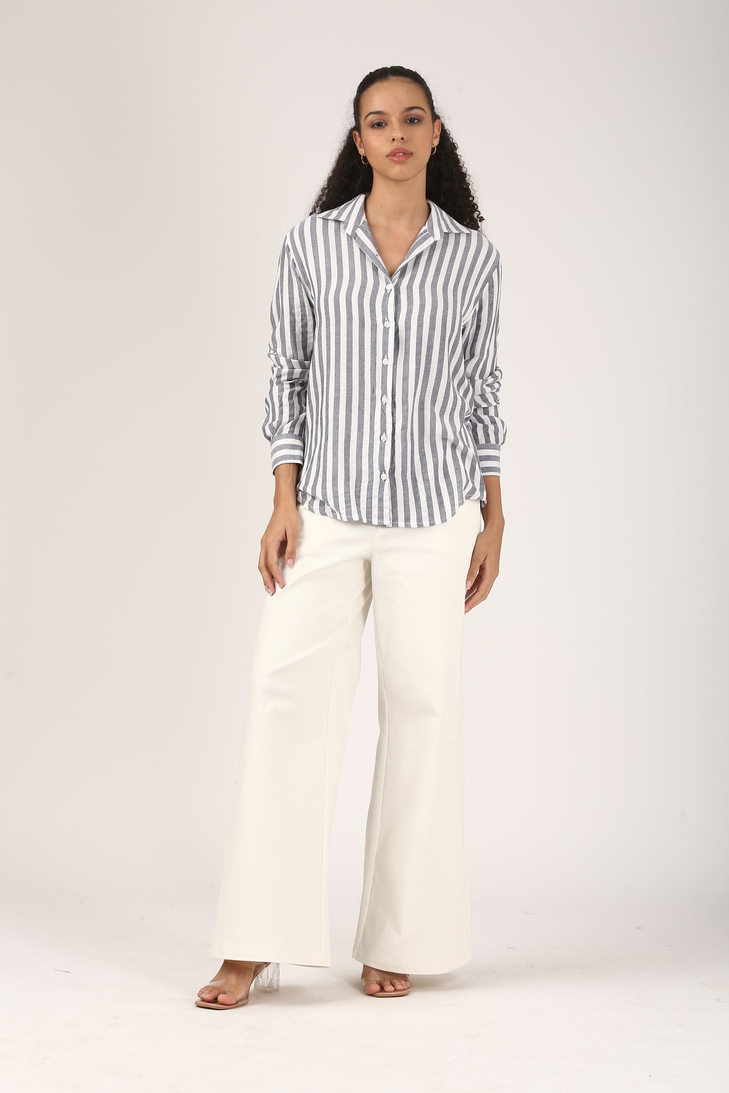 Broad Blue Stripe Shirt