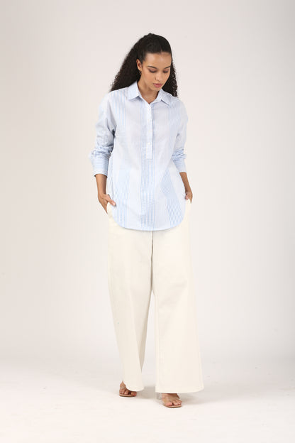 Skyline Cotton Popover Shirt