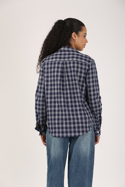 Twilight Check Shirt-Yarn-dyed Edit