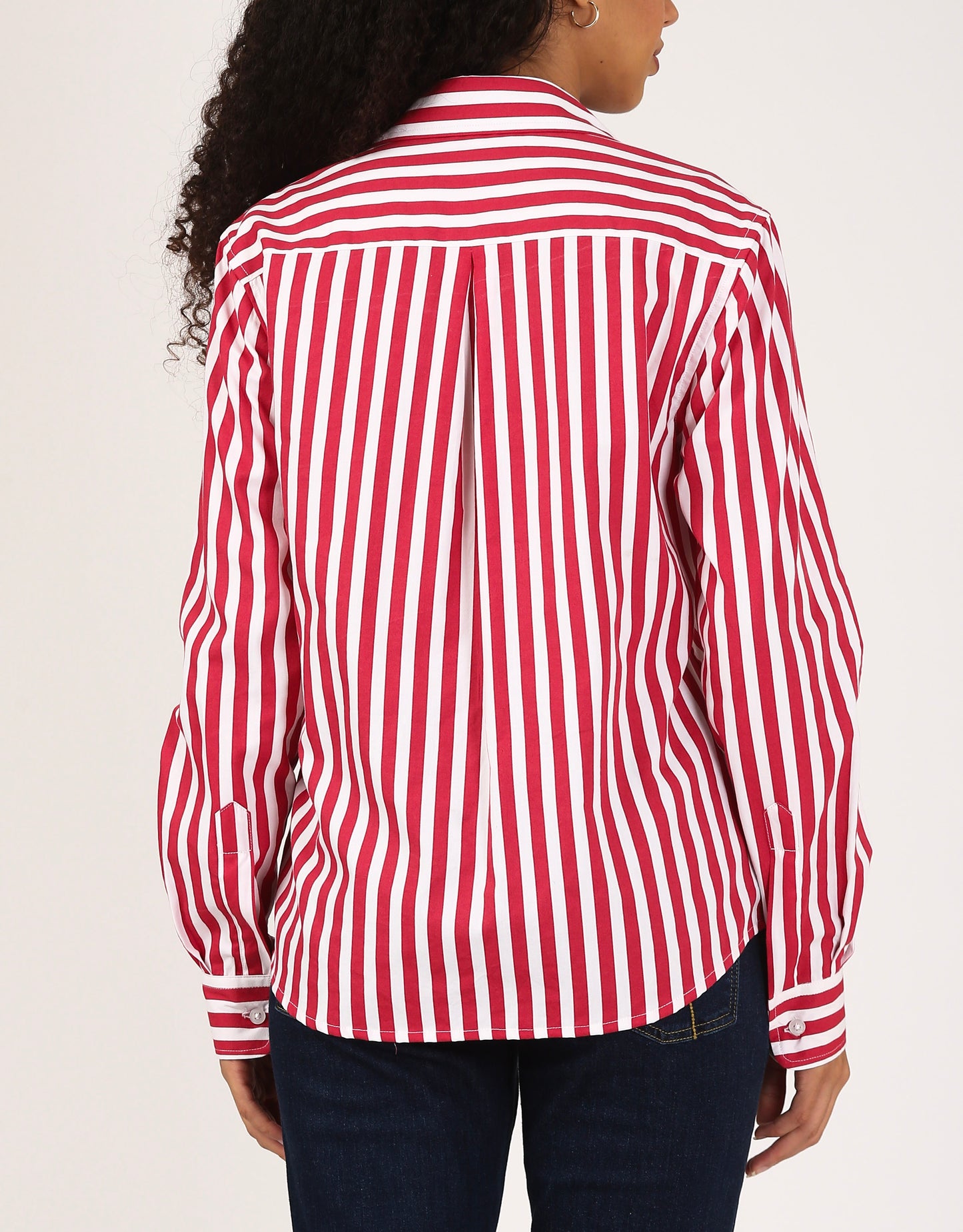 Candy Stripe Poplin Shirt-Yarndyed Edit