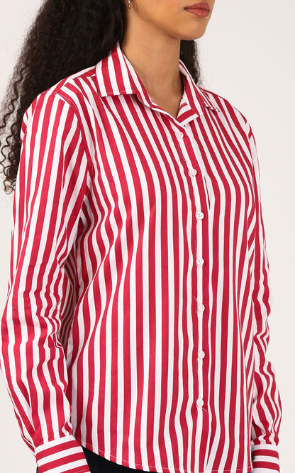 Candy Stripe Poplin Shirt-Yarndyed Edit