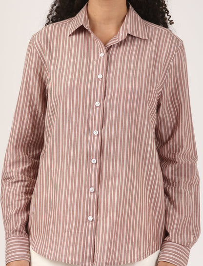 Clay Rose Stripe Shirt