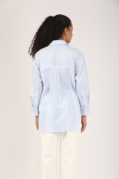 Skyline Cotton Popover Shirt