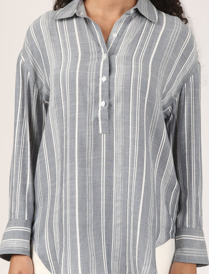 Stoneline Cotton Popover Shirt
