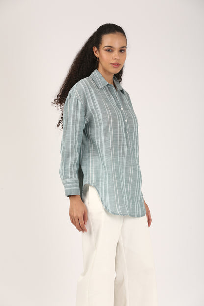 Sageline Cotton Popover Shirt