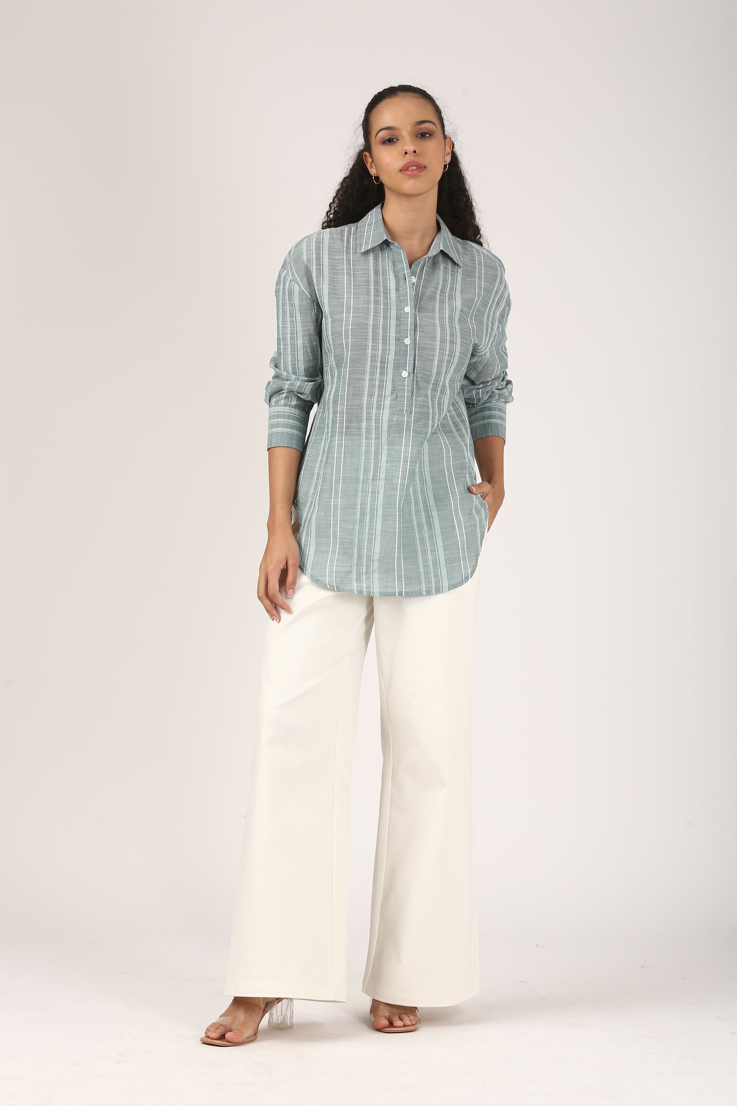 Sageline Cotton Popover Shirt