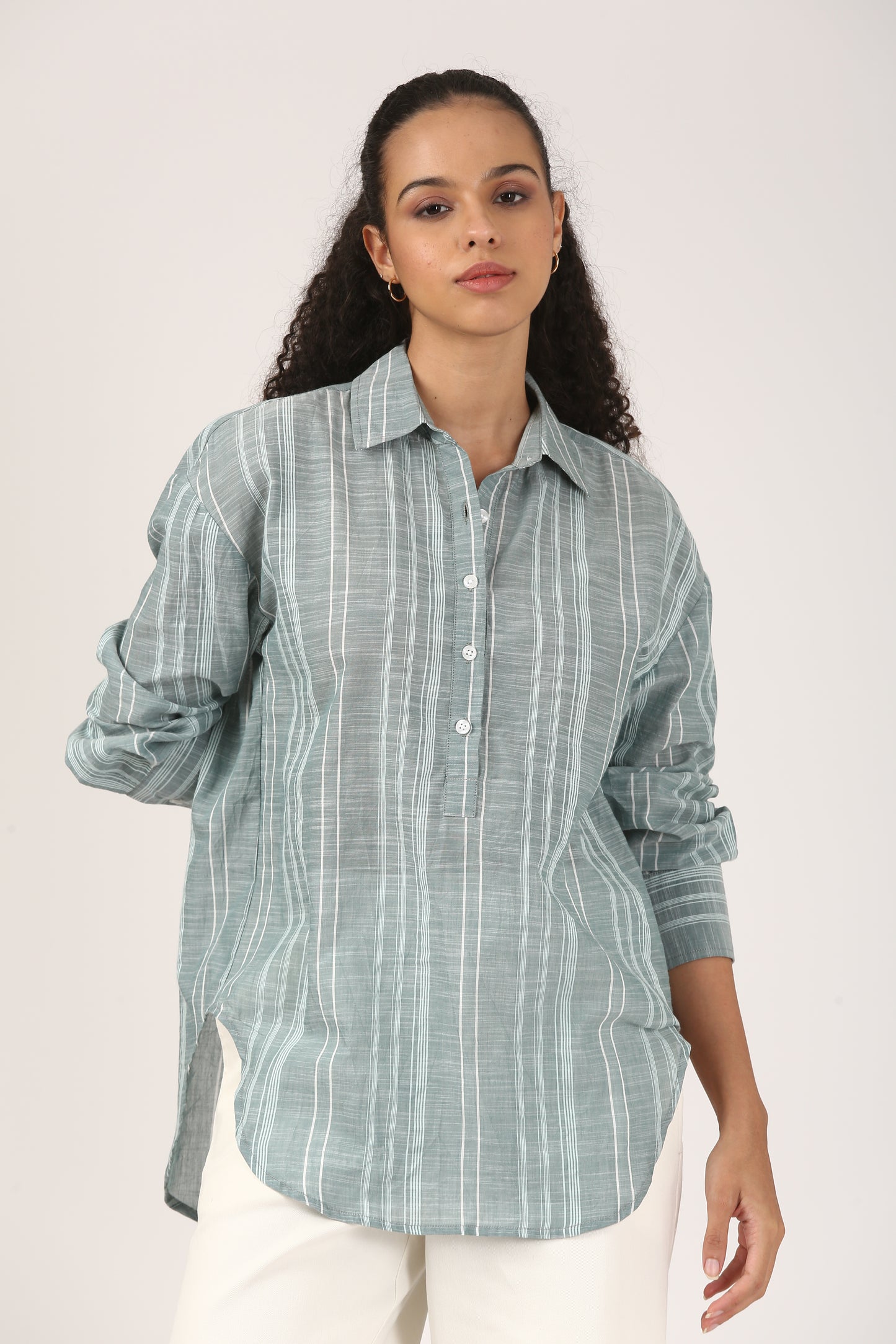 Sageline Cotton Popover Shirt