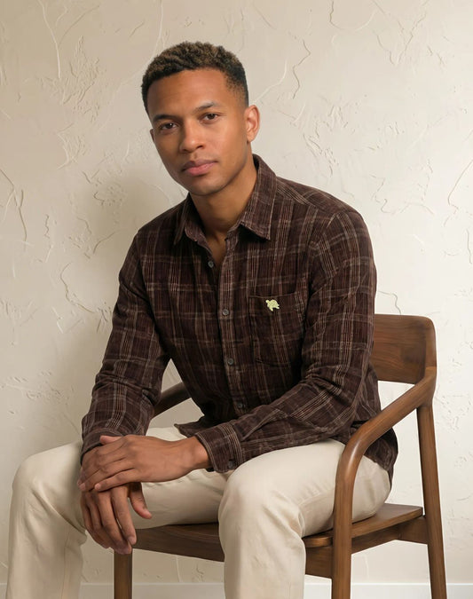 Soft Cordruoy Cotton Full Sleeve Men's Shirt