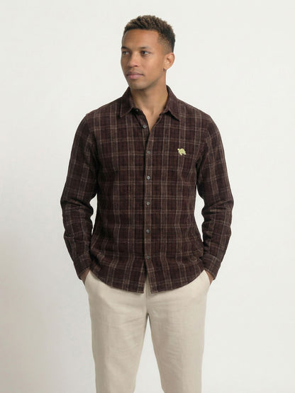 Soft Cordruoy Cotton Full Sleeve Men's Shirt