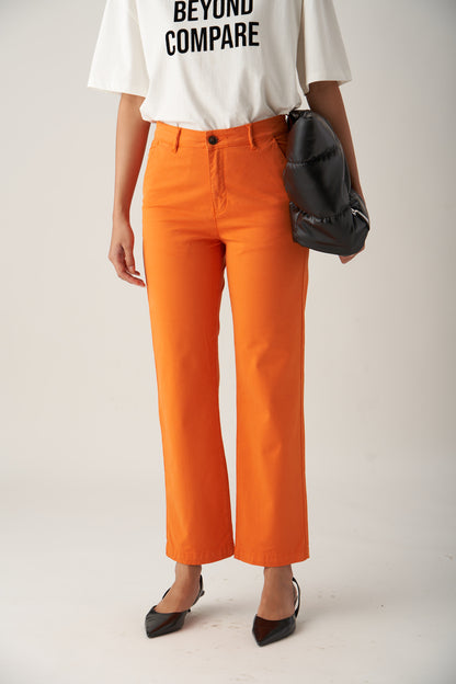 Mandarin Twill Pant