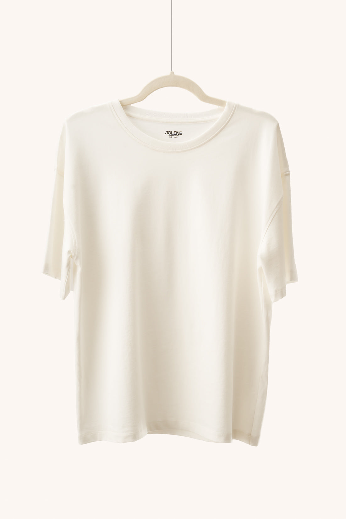 Oversized Basic Ecru Tee