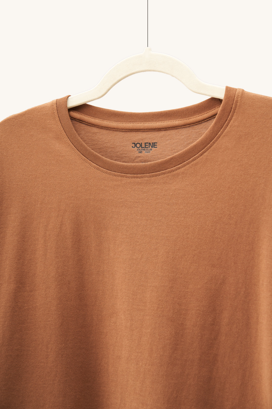 Oversized Basic Brown Tee