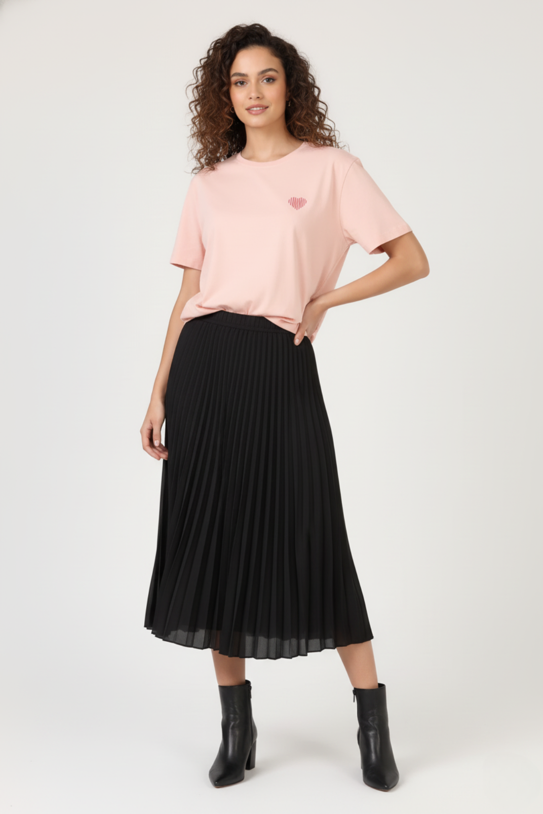 Dusty Pink Heart T-Shirt