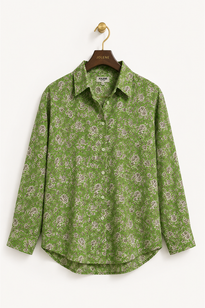 Cotton Jaipur Print Oversize Fit Shirt