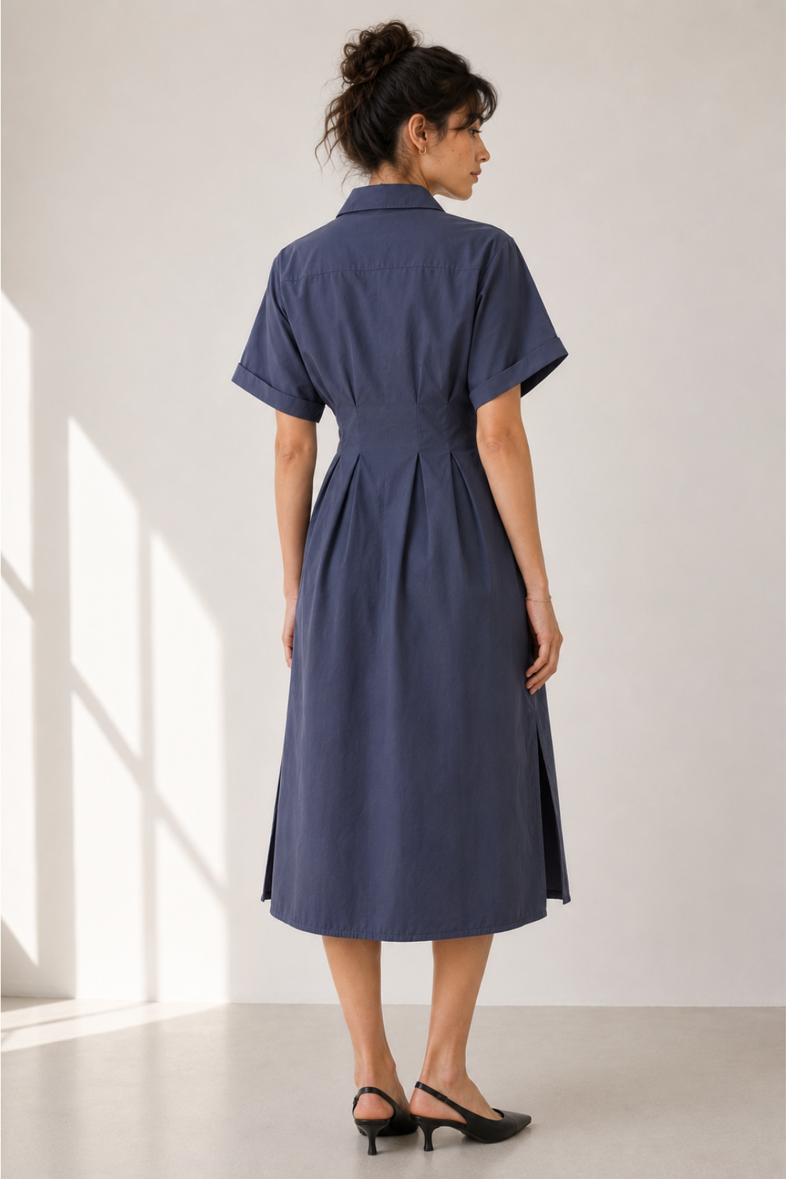 Mediveal Pleated Dress-Work & Cocktail Edit