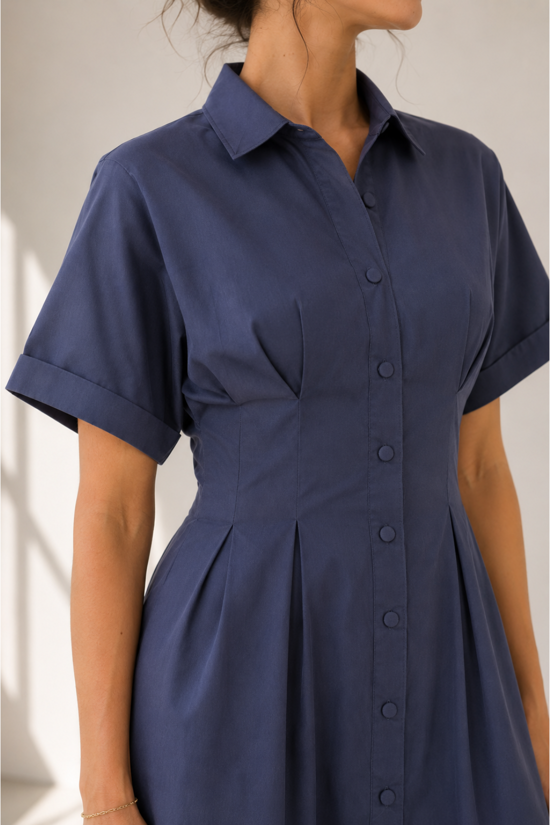 Mediveal Pleated Dress-Work & Cocktail Edit