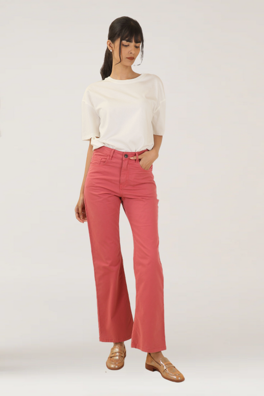 Slate Rose Flare Pant