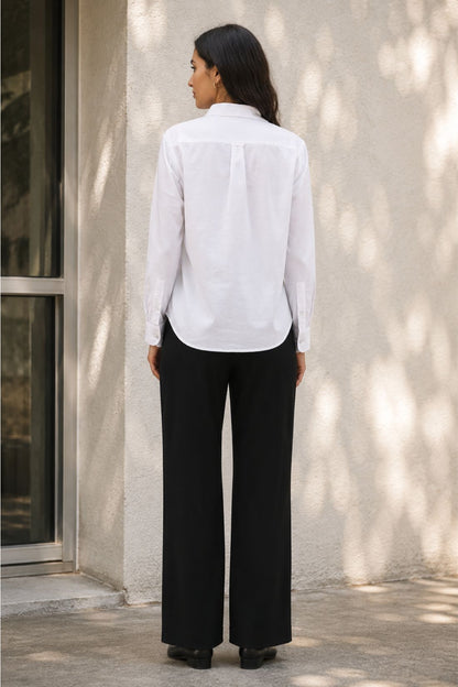 White Cotton Oxford Classic Fit shirt