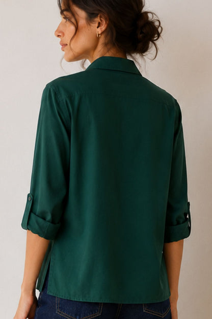 Emerald Viscose Shirt