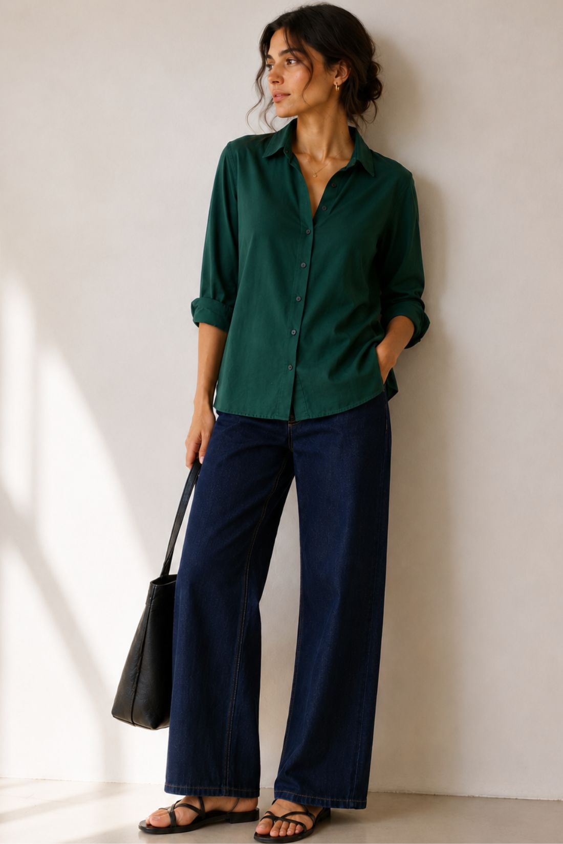 Emerald Viscose Shirt