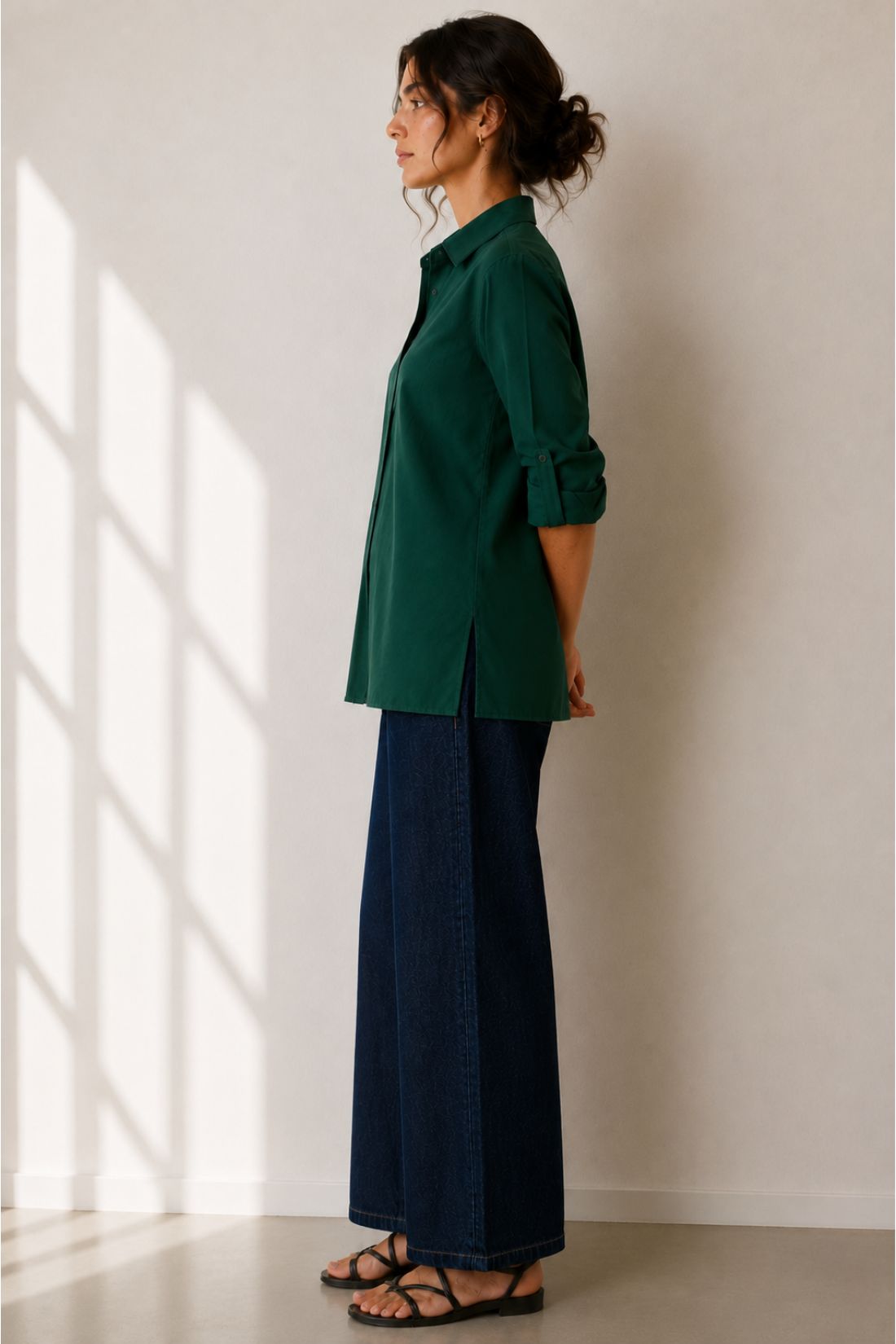 Emerald Viscose Shirt