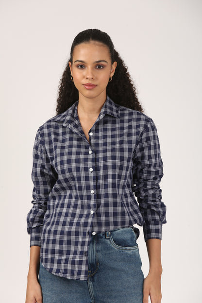 Twilight Check Shirt-Yarn-dyed Edit