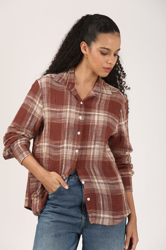 Notting Check Shirt-Yarn-Dyed Edit