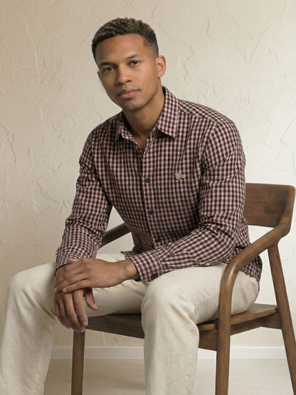 Gingham Soft Cotton Full Sleeve Men's Shirt