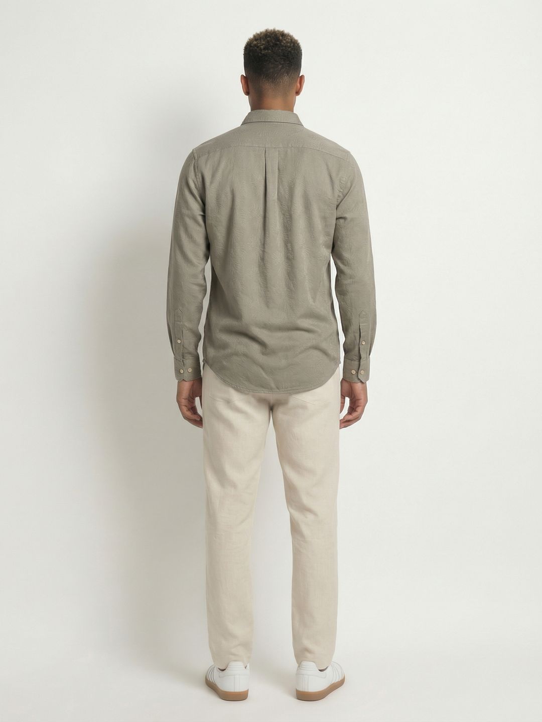 Sage Soft Cotton Full Sleeve Men's Shirt