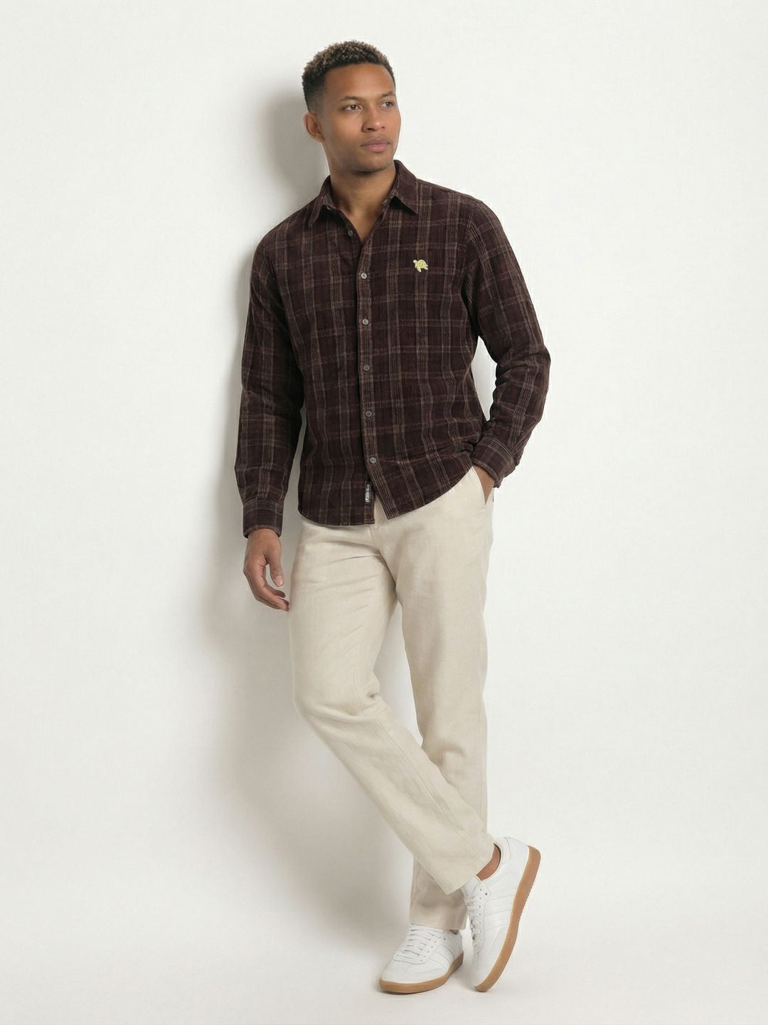 Soft Cordruoy Cotton Full Sleeve Men's Shirt