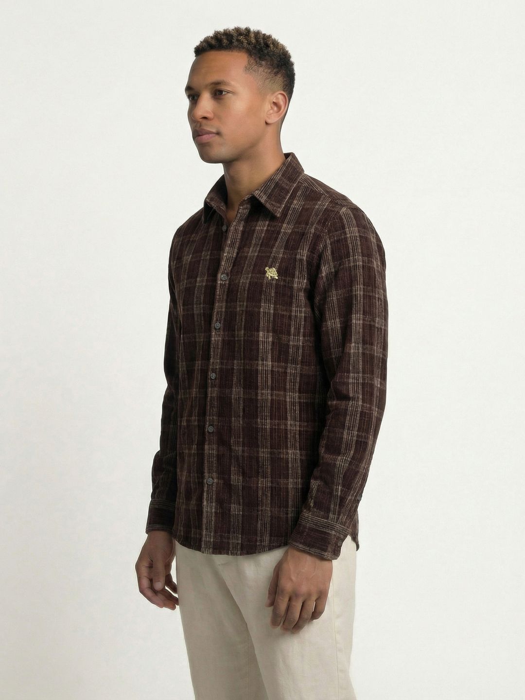Soft Cordruoy Cotton Full Sleeve Men's Shirt