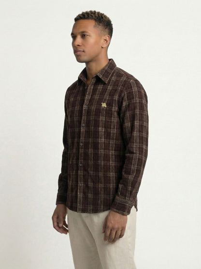 Soft Cordruoy Cotton Full Sleeve Men's Shirt