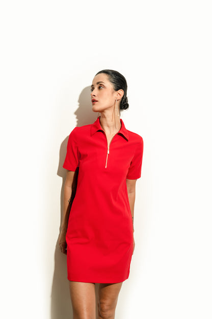 Red Polo Dress