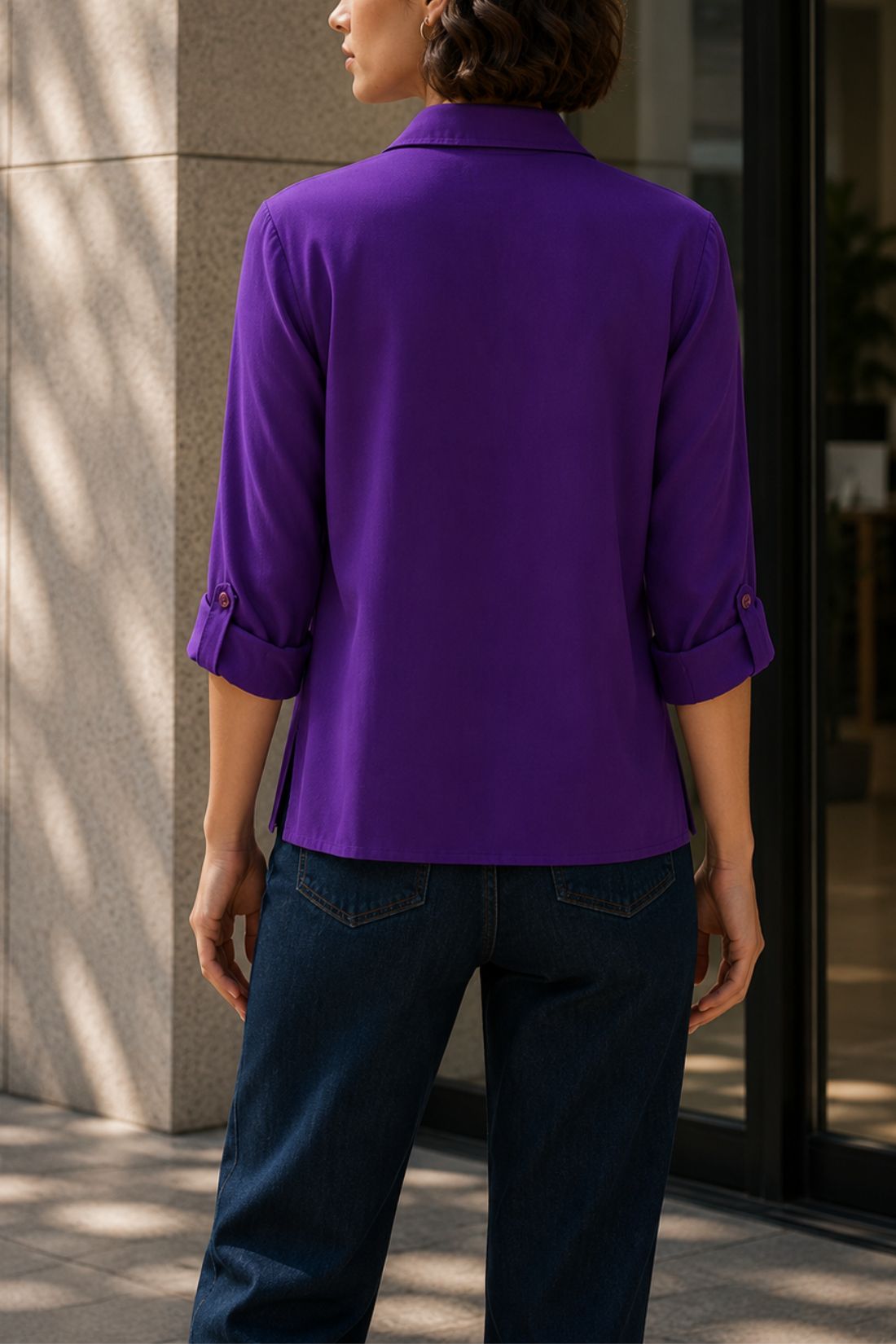 Regalia Amethyst Viscose Shirt