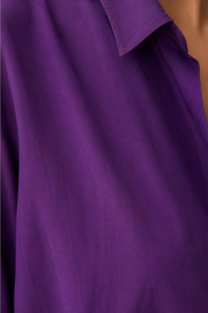Regalia Amethyst Viscose Shirt